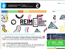 Tablet Screenshot of edu.aytolacoruna.es